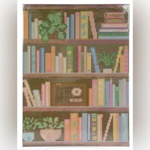 Viral Colorful Bookshelf Diamond Painting